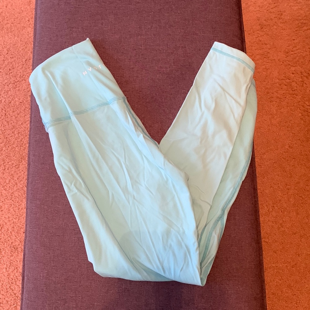 NVGTN Powder Blue Signature Leggings.